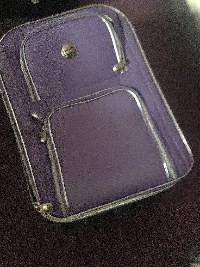 purple suitcases for sale